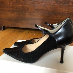Jimmy Choo black Mary Jane heels